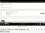 ¿Cómo crear un Lead Magnet con MailChimp? lead magnet mailchimp