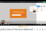 ¿Cómo crear una ventana emergente o Pop Up con MailerLite? pop up mailerlite